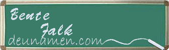 Bente Falk Visitenkarte